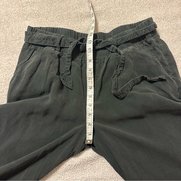 Cloth and Stone Marcell Culotte Pants Tencel Chambray High Rise Pull On Grey - Picture 7 of 15